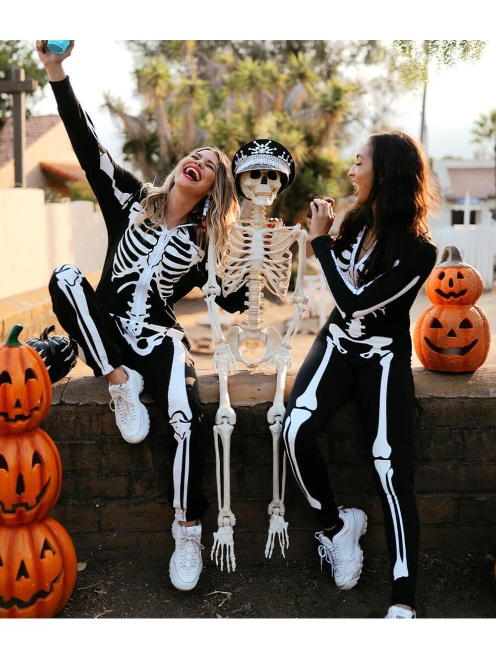NWT Tipsy Elves Women's Halloween Skeleton Costume Size Medium - Picture 10 of 11